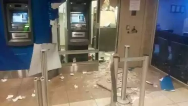 Photos: Armed Robbers Bomb ATM In South Africa